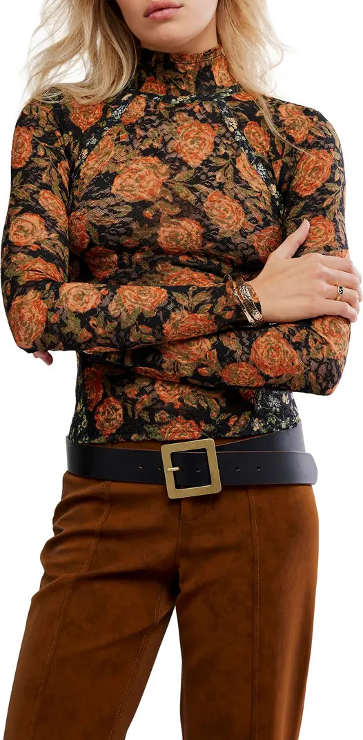 Free People Lyric Floral Lace Top | Nordstrom | Nordstrom