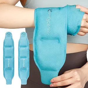 Comfytemp Wrist Ice Pack Wrap Carpal Tunnel Relief Wrist Brace, 2 Packs, FSA Eligible HSA, Gel Ic... | Amazon (US)