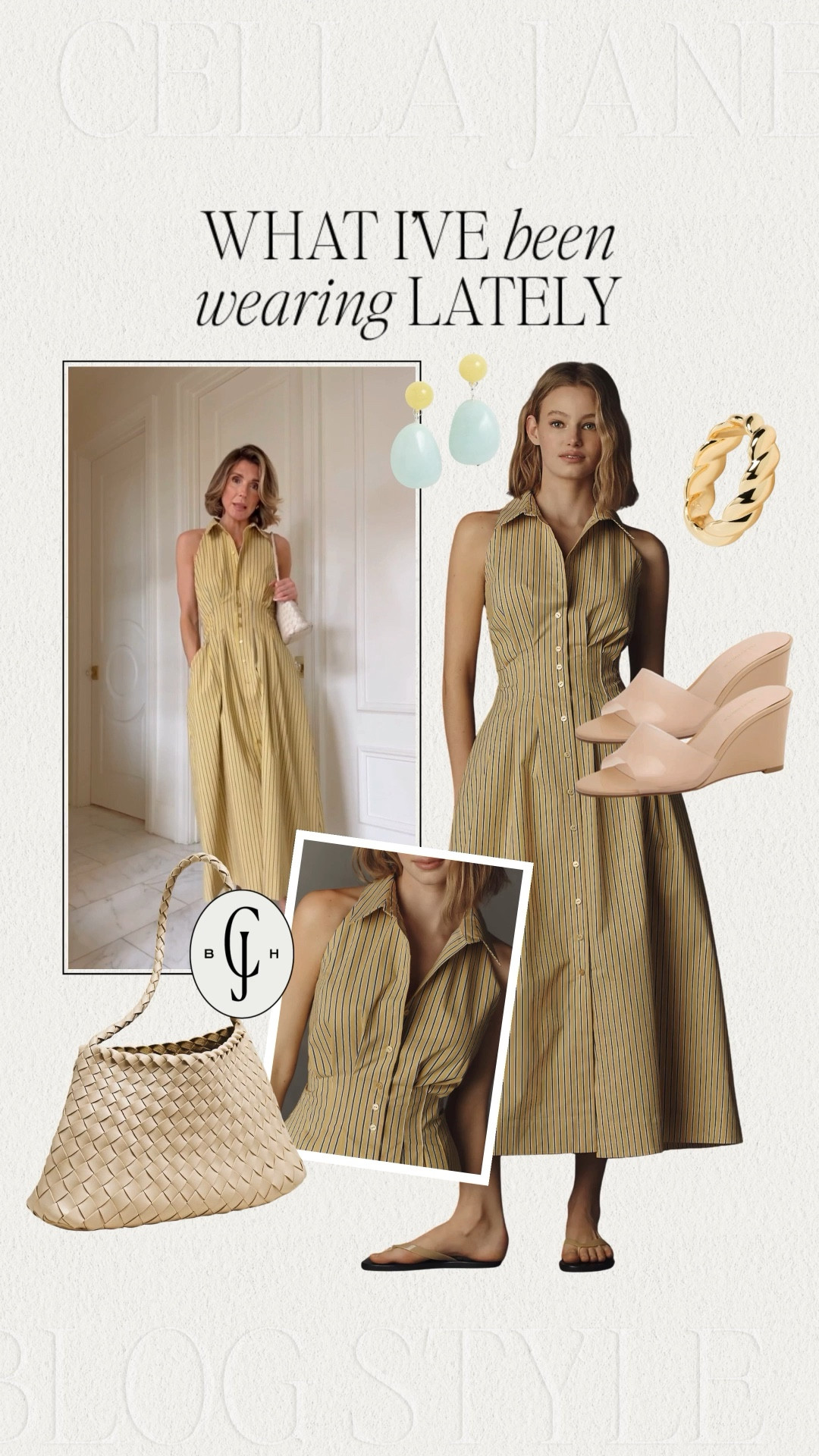 What I’ve Been Wearing Lately | a great look for Mother’s Day, a baby shower or any other spring event. Dress from @Anthropologie 

#LTKootd