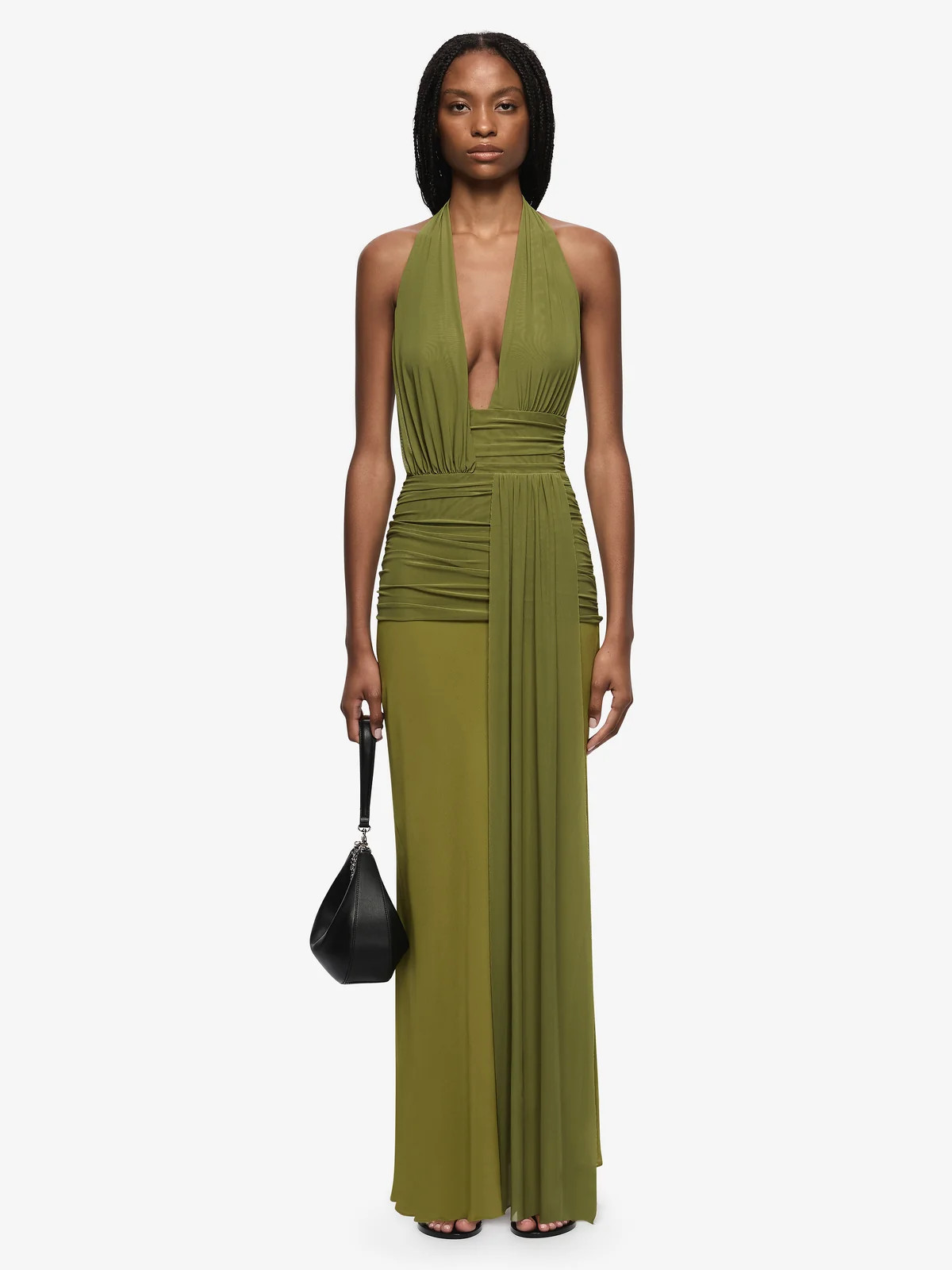 CASSIS DRAPE MAXI DRESS - FERN | Bec & Bridge (Global)