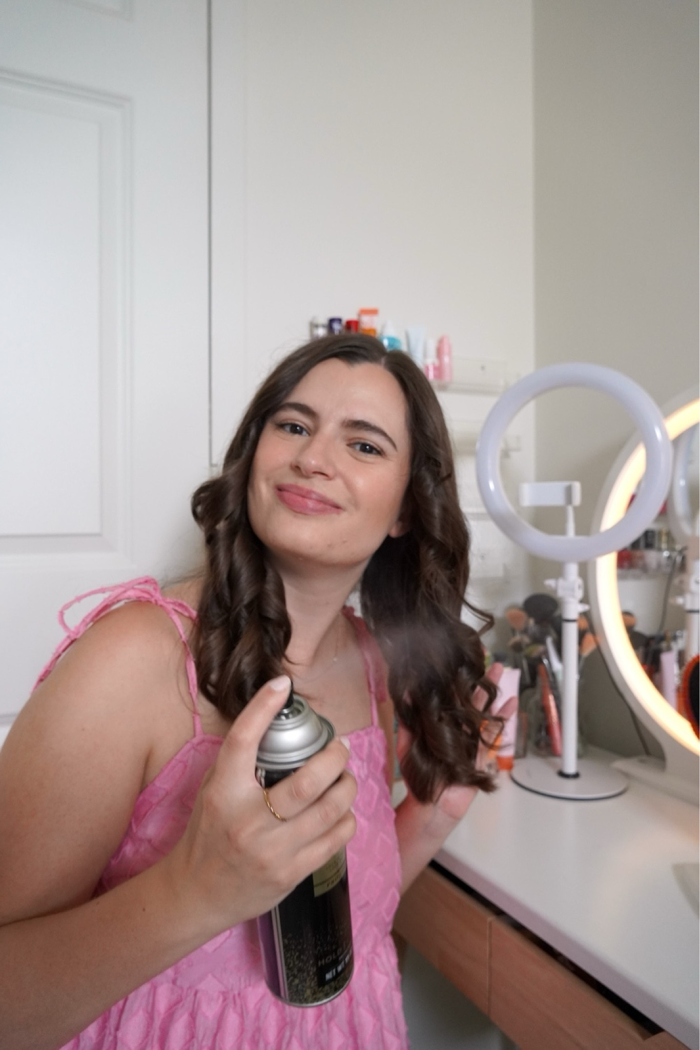 I love loose curls for everyday! Using a few simple products I am able to recreate this look easily. My 1” inch barrel curling iron is my favorite heat tool and this Tresemme extra hold hair spray helps it stay set in place  

#LTKFindsUnder50 #LTKBeauty