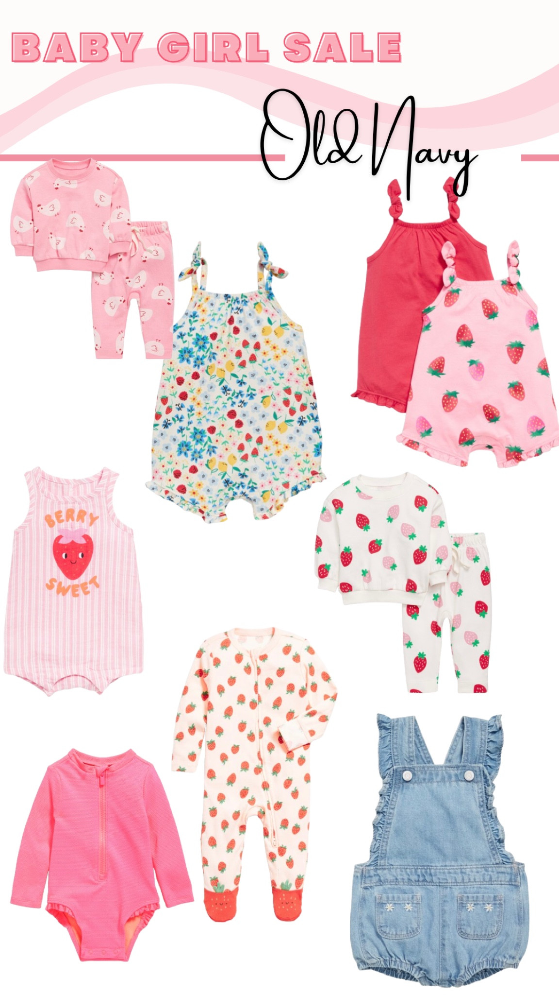 Baby sale happening NOW at Old Navy! Girl baby clothes, rompers, sleepers 

#LTKKids #LTKBaby #LTKFamily