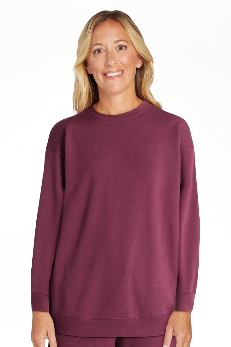 No Boundaries Fleece Oversized Sweatshirt with Long Sleeves, Women’s - Walmart.com | Walmart (US)