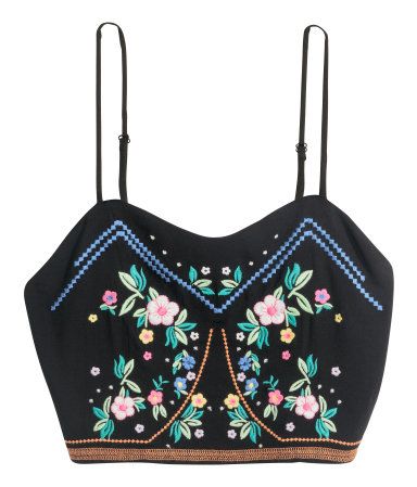 Embroidered Bustier | H&M (US)