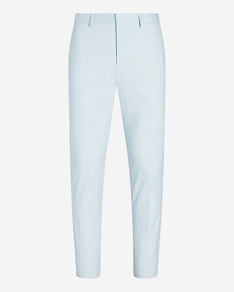 Extra Slim Solid Light Blue Cotton-Blend Hyper Stretch Suit Pant | Express