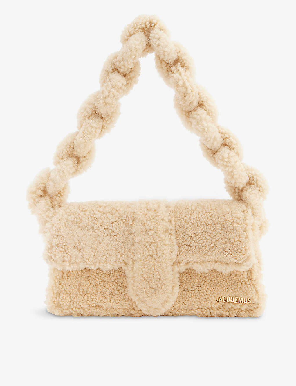Le Bambidou shearling top-handle bag | Selfridges