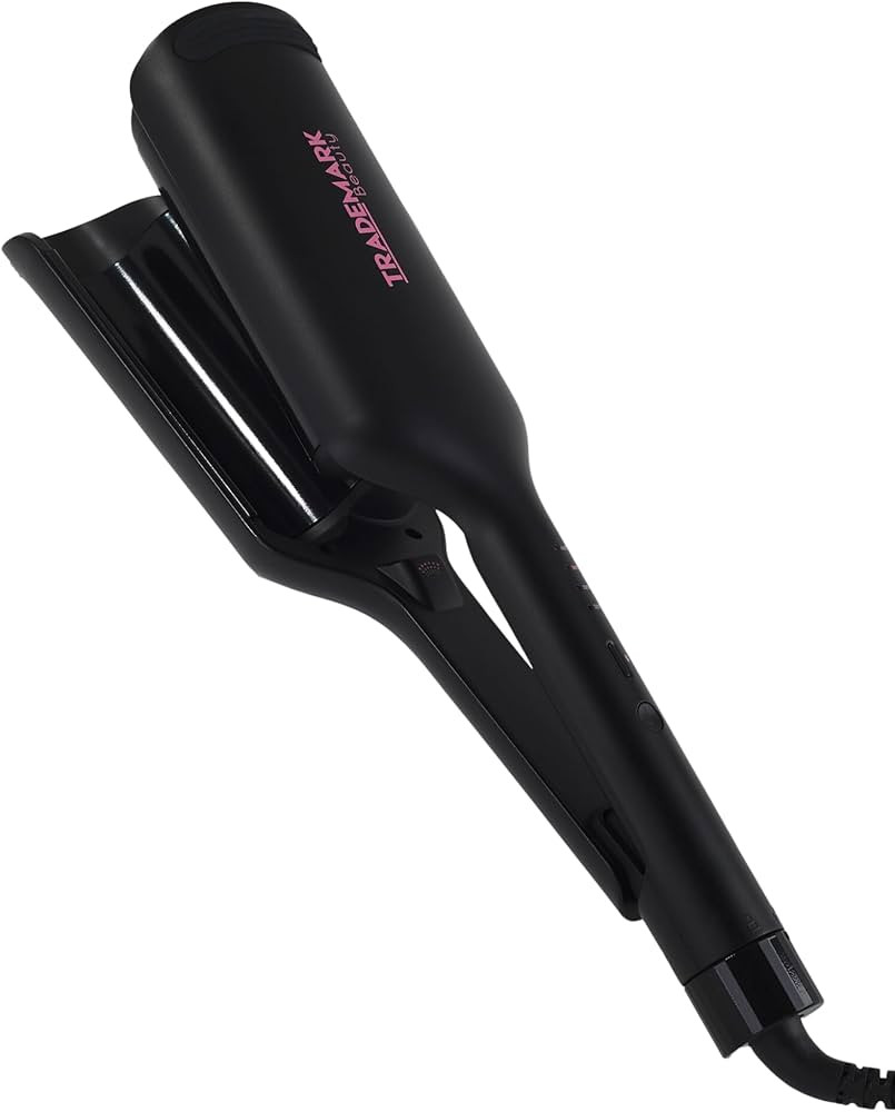 Trademark Beauty Babe Waves X 2 Barrel Curling Iron Hair Waver, 1.25" Quick Heat, Adjustable Temp... | Amazon (US)
