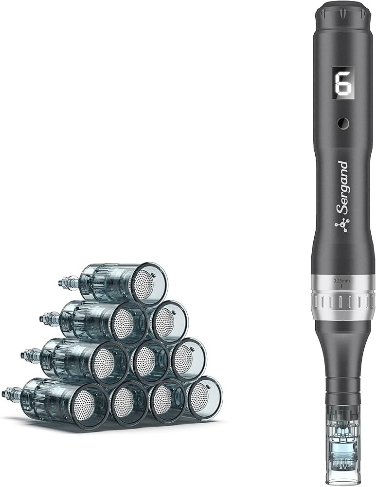 Microneedle Derma Roller Pen - Professional Microneeding 0.25 mm Derma Roller Beauty Pen - Micron... | Amazon (US)