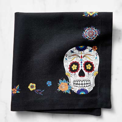 Day of the Dead Napkins, Set of 4 | Williams-Sonoma