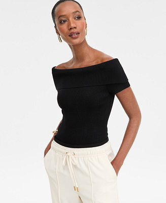 Women's Off-The-Shoulder Sweater, Macy's Exclusive | Macy's