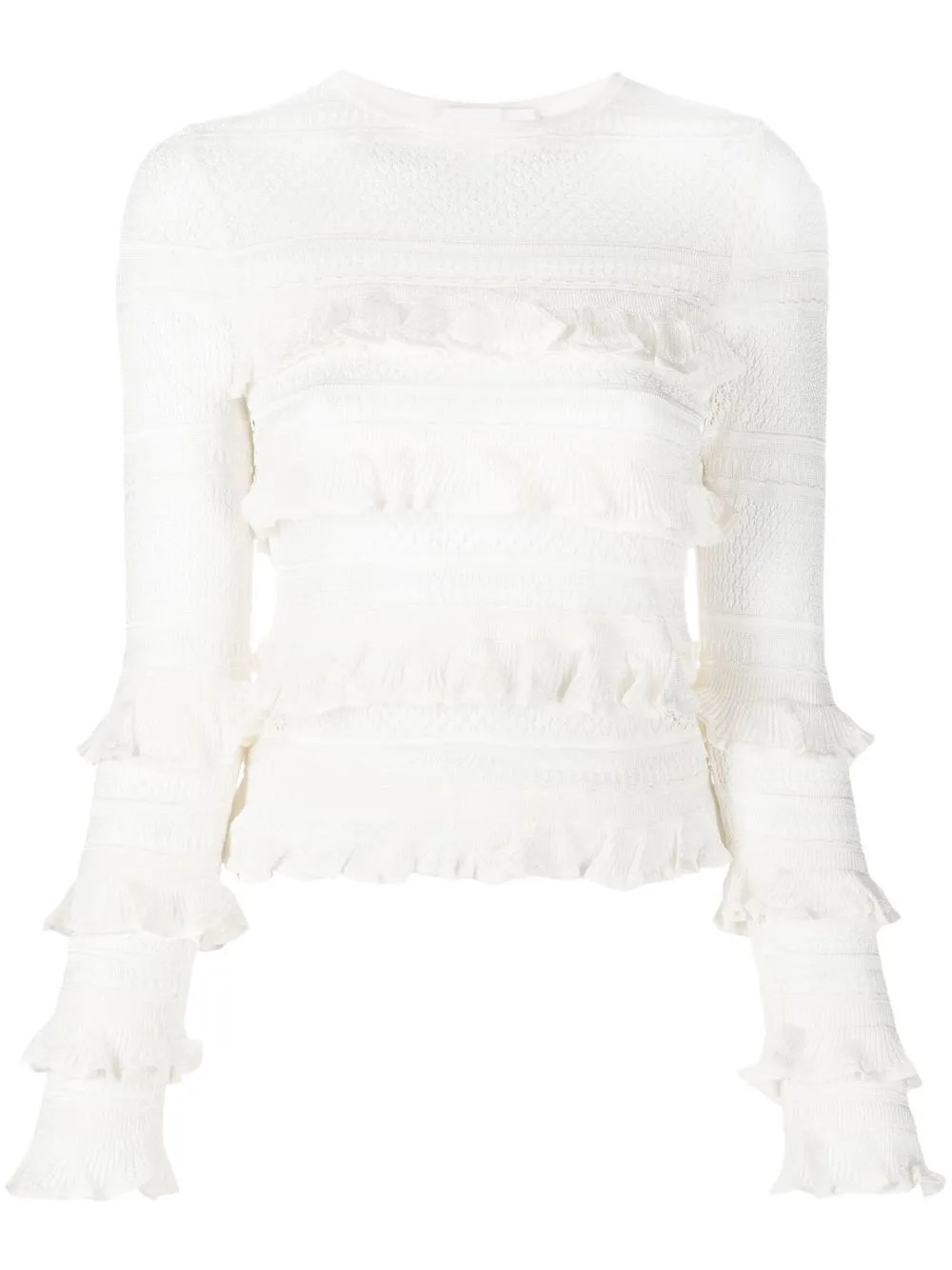 Wonderland Frill ruffled top | Farfetch Global