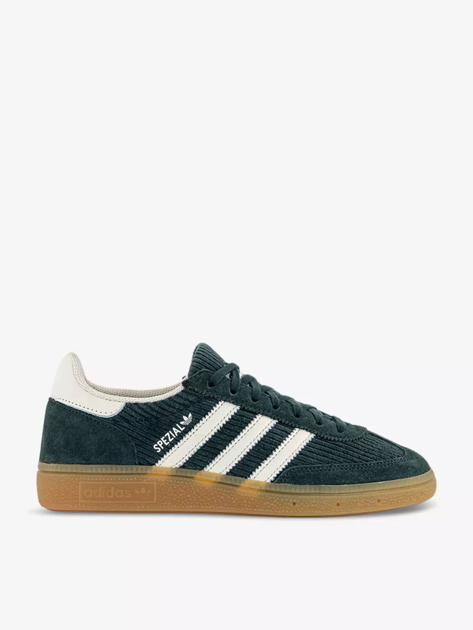 Handball Spezial brand-embellished cord-suede low-top trainers | Selfridges