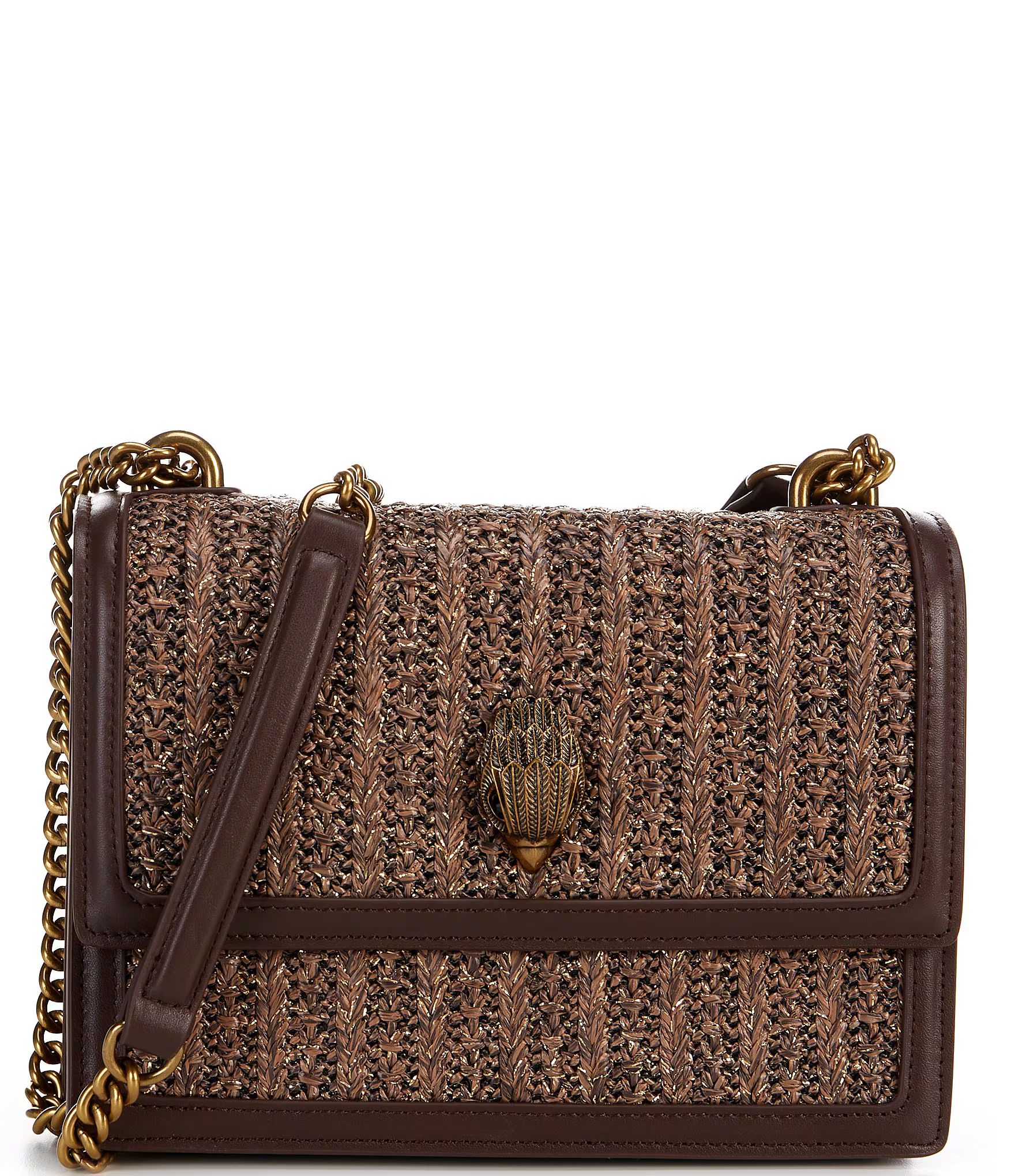 Shoreditch Brown Raffia Crossbody Bag | Dillard's