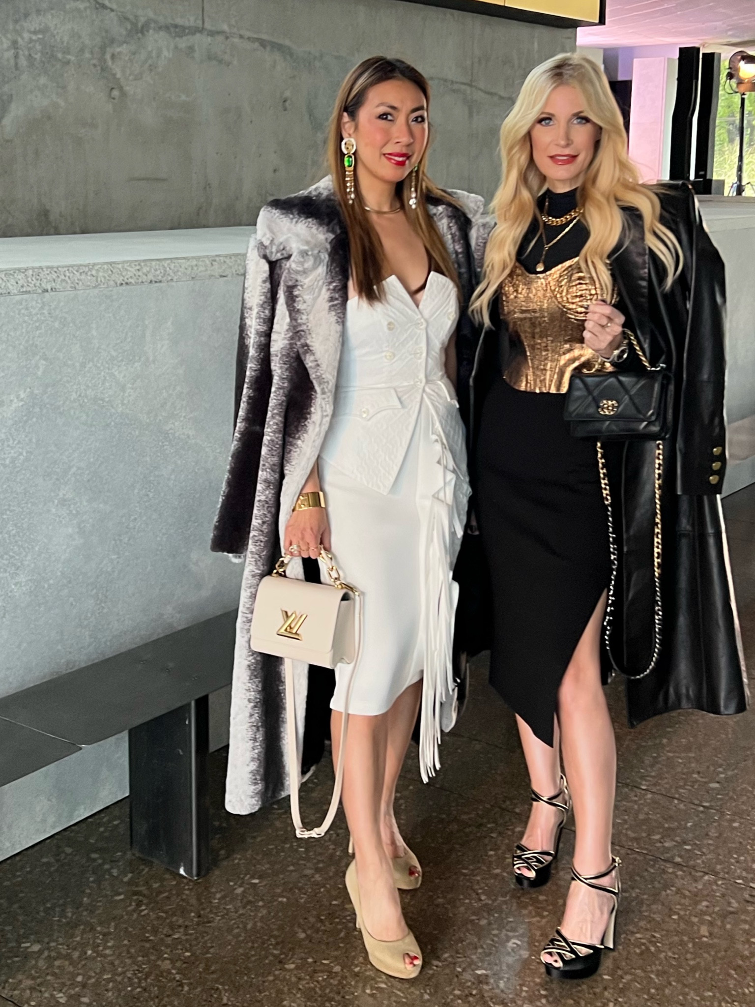 GOOD FRIENDS & GOOD MEMORIES are 2 things I will always be grateful for!! Thank you so much @styleofsam for inviting me to be your plus one at the incredible @louisvuitton FASHION SHOW! It was truly AMAZING and I loved being there with you! 🖤✨🖤✨ 

I got asked a ton at the show about my good corset top. It’s actually ON SALE and fits like a dream! It runs tts, I’m wearing a size 2. 

#LTKSeasonal #LTKHoliday #LTKstyletip