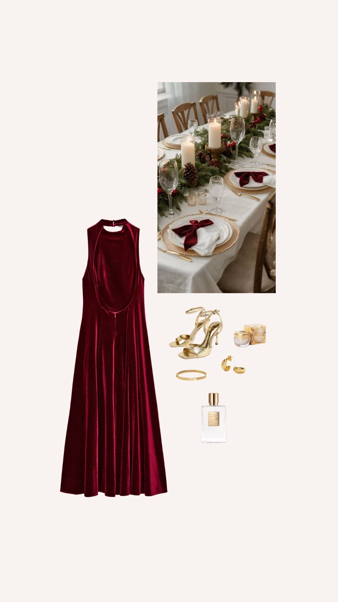 Christmas Day outfit ✨♥️ 

Red dress, gold jewellery, gold heels, Kilian perfume 

#LTKuk #LTKfestive #LTKwinter