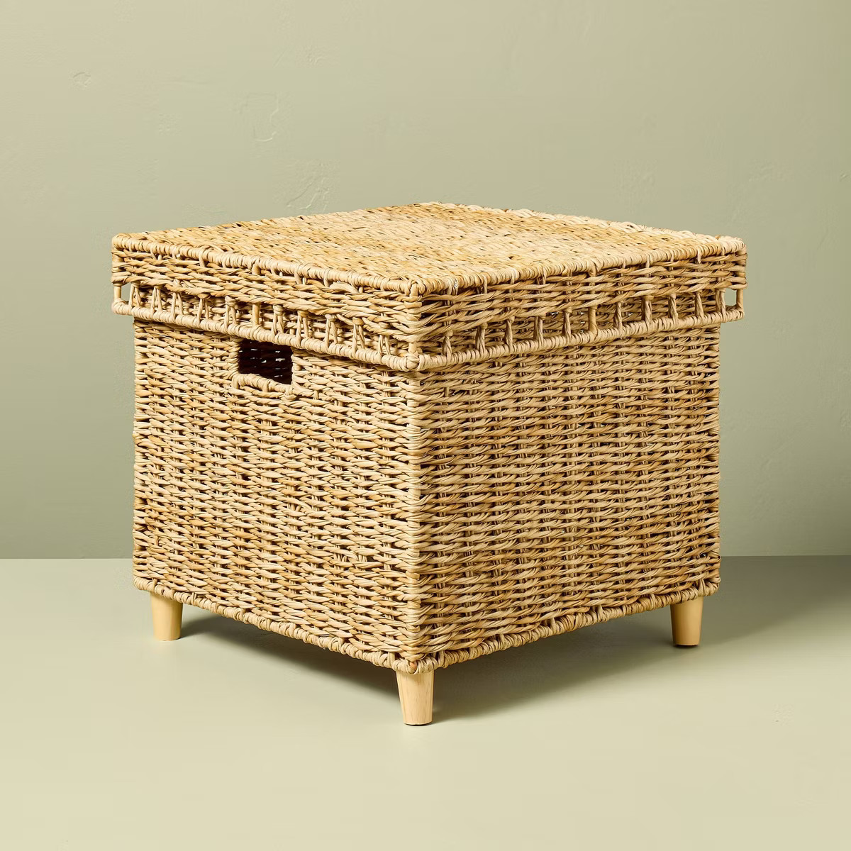 Woven Garden & Outdoor Patio Storage Box - Hearth & Hand™ with Magnolia | Target