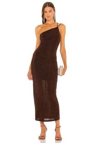 Significant Other Bella Dress in Chocolate from Revolve.com | Revolve Clothing (Global)