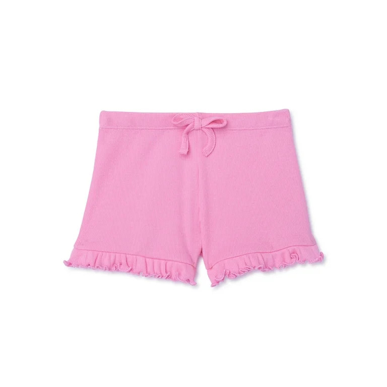 Garanimals Toddler Girl Solid Ruffle Short, Sizes 18M-5T | Walmart (US)