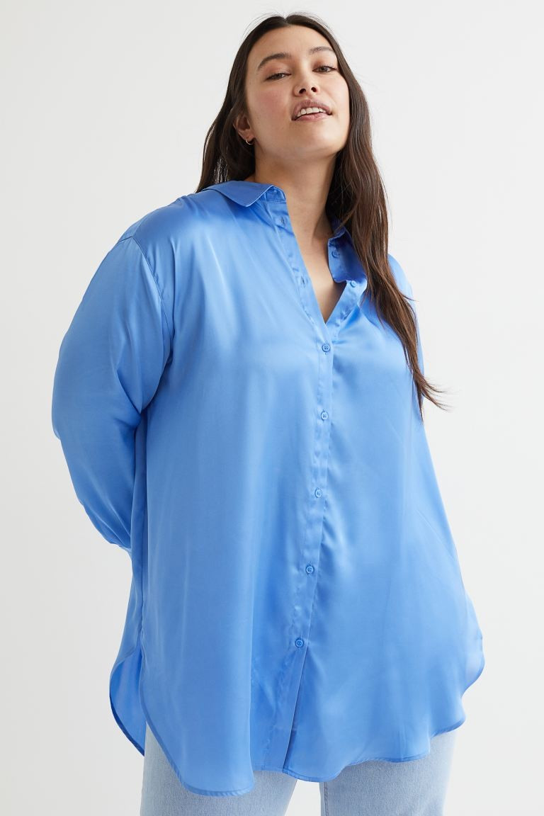 H&M+ Satin Shirt | H&M (US + CA)