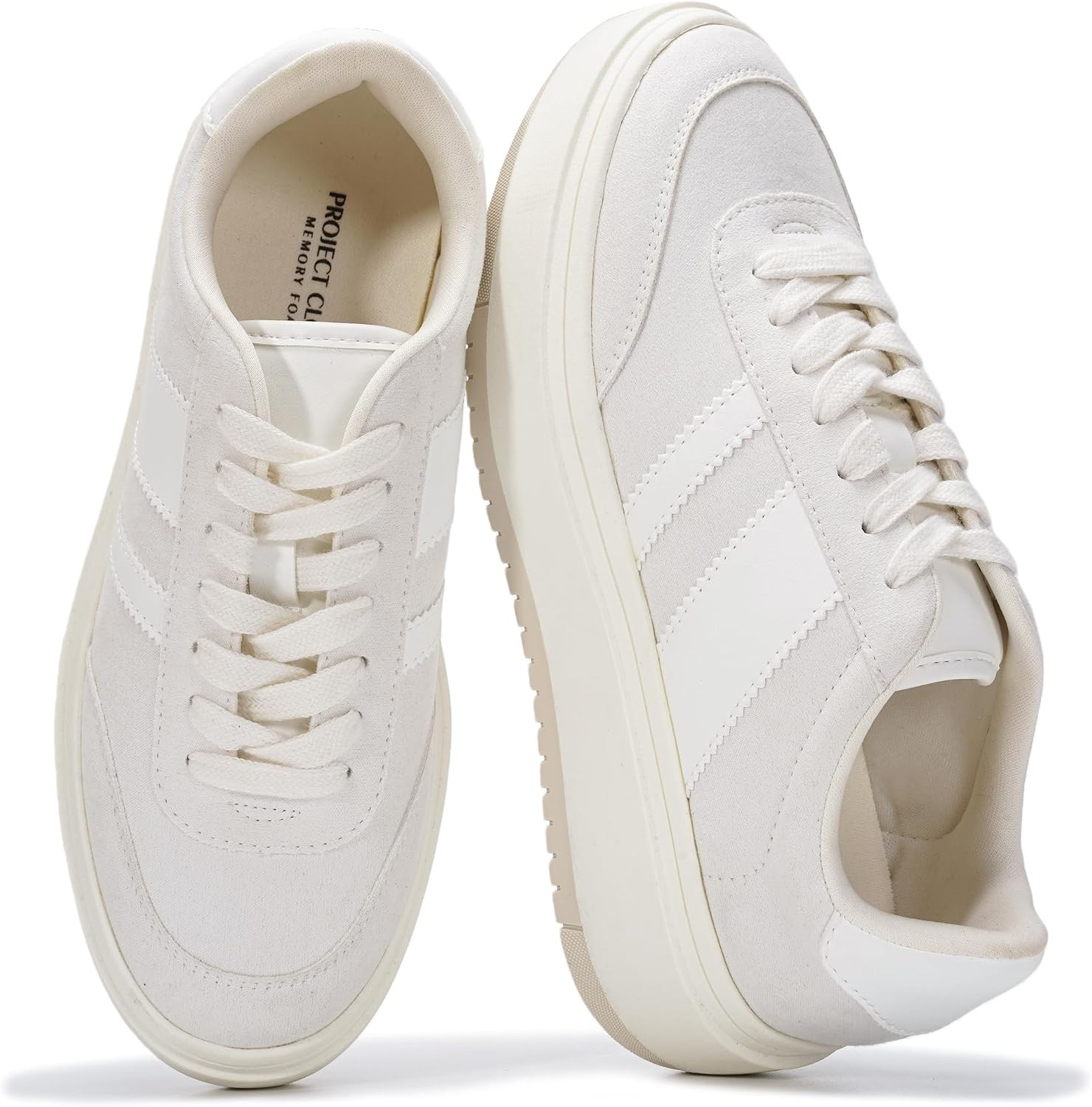 Fashion Platform Sneakers for Women Footwear - Lace-up Womens Shoes | Amazon (US)