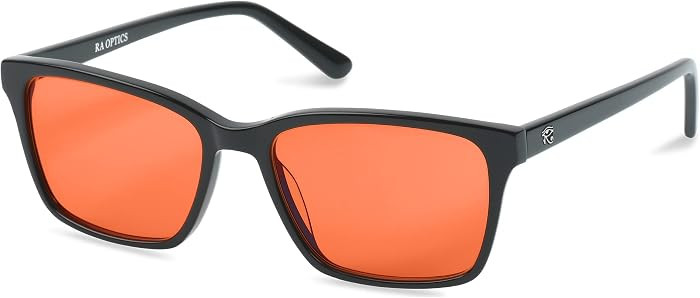 Ra Optics Maxwell Frame with Sunset Lenses - Science-Based Blue Light Glasses Increase Sleep Qual... | Amazon (US)