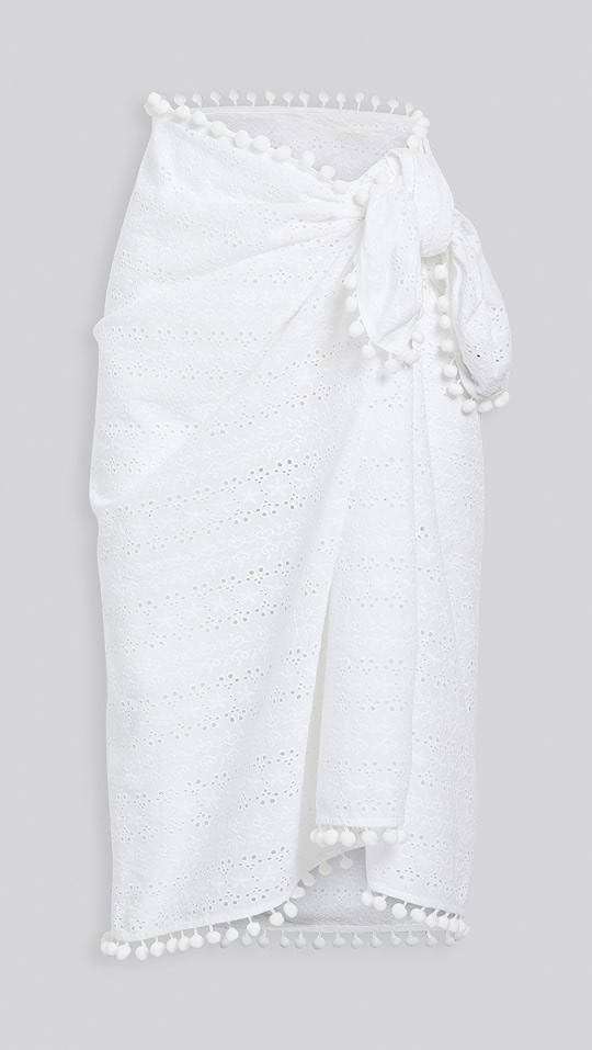 Playa Lucila Eyelet Sarong | SHOPBOP | Shopbop