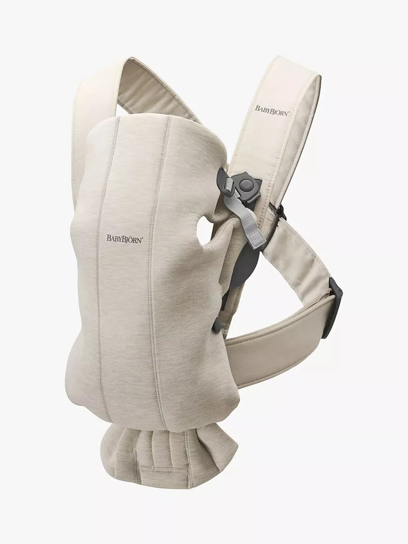 BabyBjörn Baby Mini Carrier, Light Beige | John Lewis (UK)