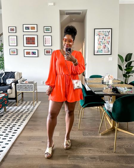 Went from brunch to a baseball game in this orange romper. 🥂⚾️I repped my team colors while keeping it cute! 🧡💙 My exact romper is sold out but I’ve linked similar options. #FoundItOnAmazon

#LTKStyleTip #LTKSeasonal #LTKFindsUnder50