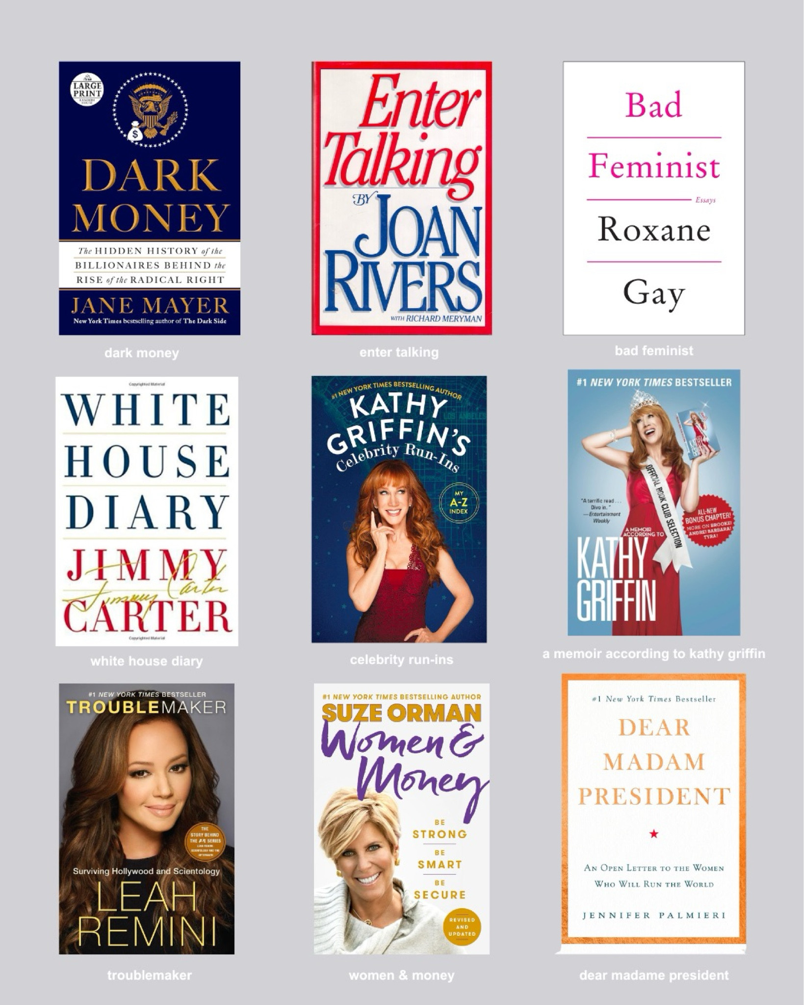 Kathy Griffin’s favorite books