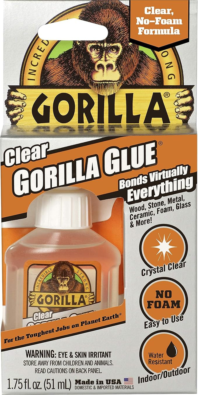 Gorilla Clear Glue, 1.75 ounce Bottle, Clear (Pack of 1) | Amazon (US)