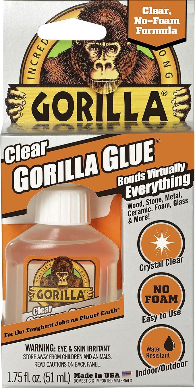 Gorilla Clear Glue, 1.75 ounce Bottle, Clear (Pack of 1) | Amazon (US)
