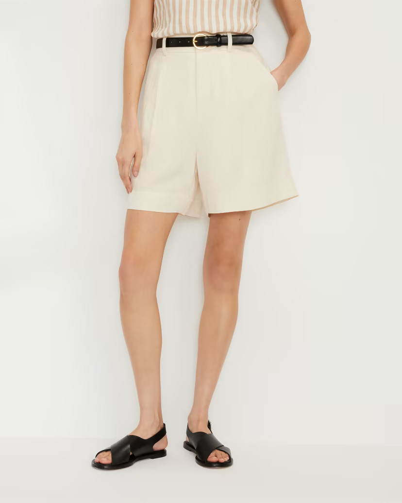 The Linen Way-High® Drape Short | Everlane