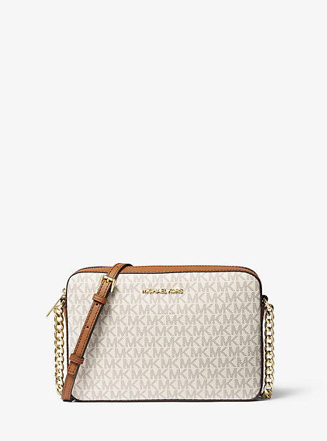 Jet Set Large Printed Logo Crossbody Bag | Michael Kors US