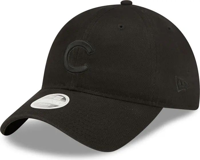 Women's New Era Chicago Cubs Black on Black Core Classic II 9TWENTY Adjustable Hat | Nordstrom