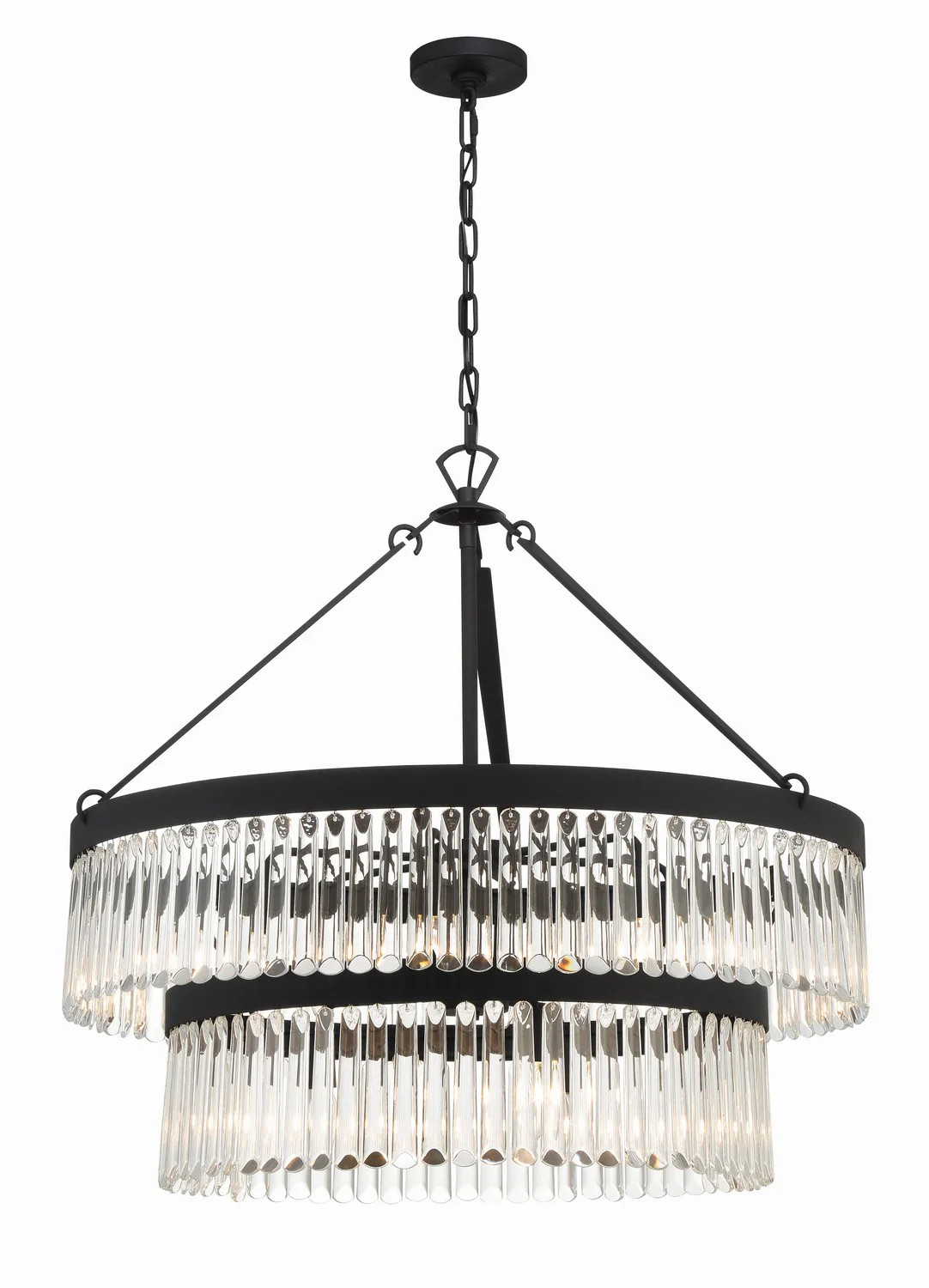 Emory Nine Light Chandelier | Lighting Design