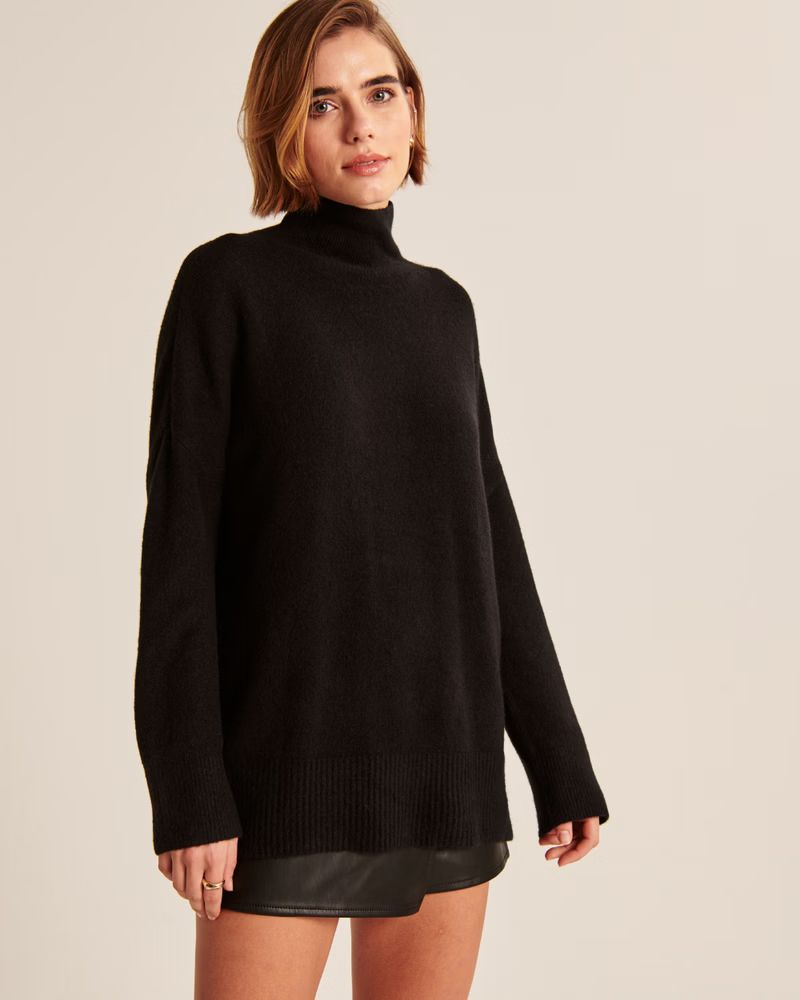 Oversized Legging-Friendly Turtleneck Sweater | Abercrombie & Fitch (US)