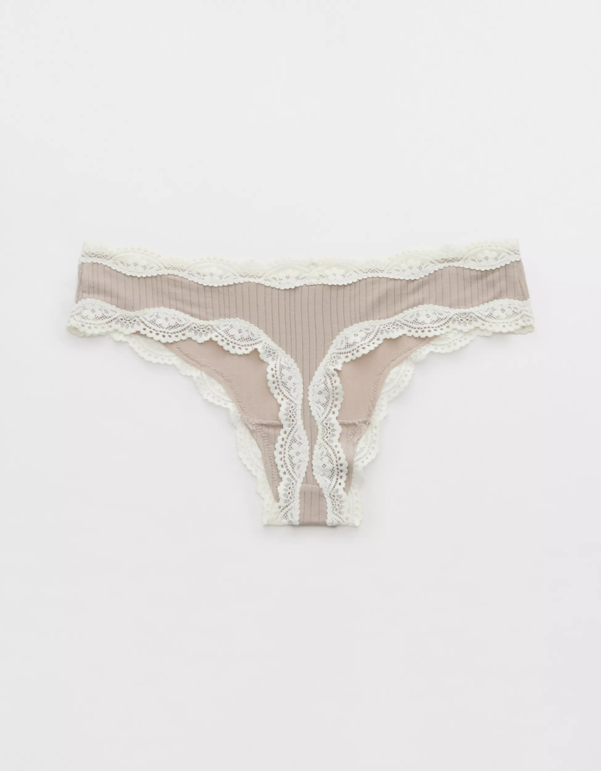 Superchill Modal Lace Thong Underwear | Aerie