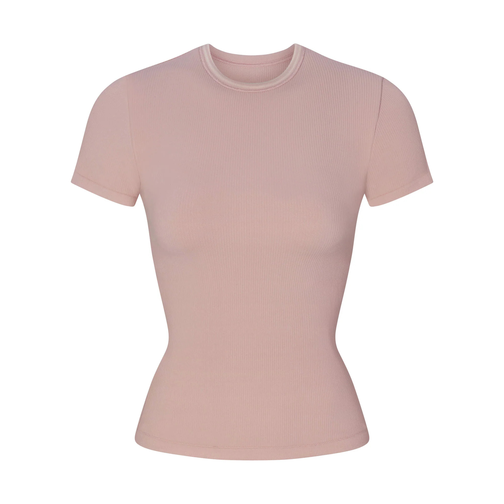 NikeSKIMS RIBBED SEAMLESS BABY TEE | HIMALAYAN | SKIMS | SKIMS (US)