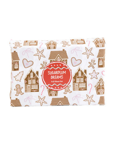 Gingerbread Village Sheet Set | TJ Maxx
