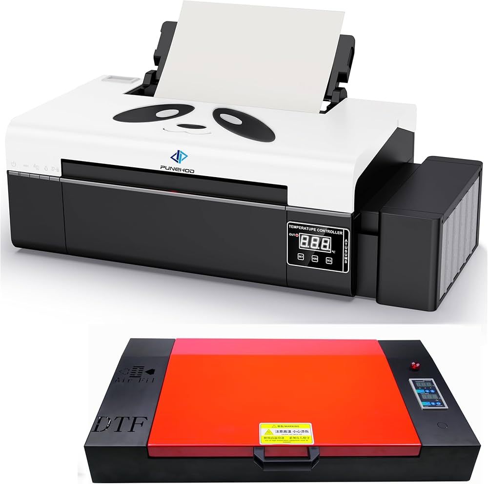 PUNEHOD A4 DTF Printer L805 Transfer Printer with 100% Transfer Rate for DIY T-Shirt, Hoodie, and... | Amazon (US)