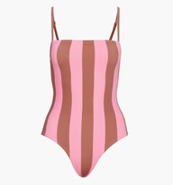 The Giana One Piece - Coral Cabana Stripe | Hill House Home US