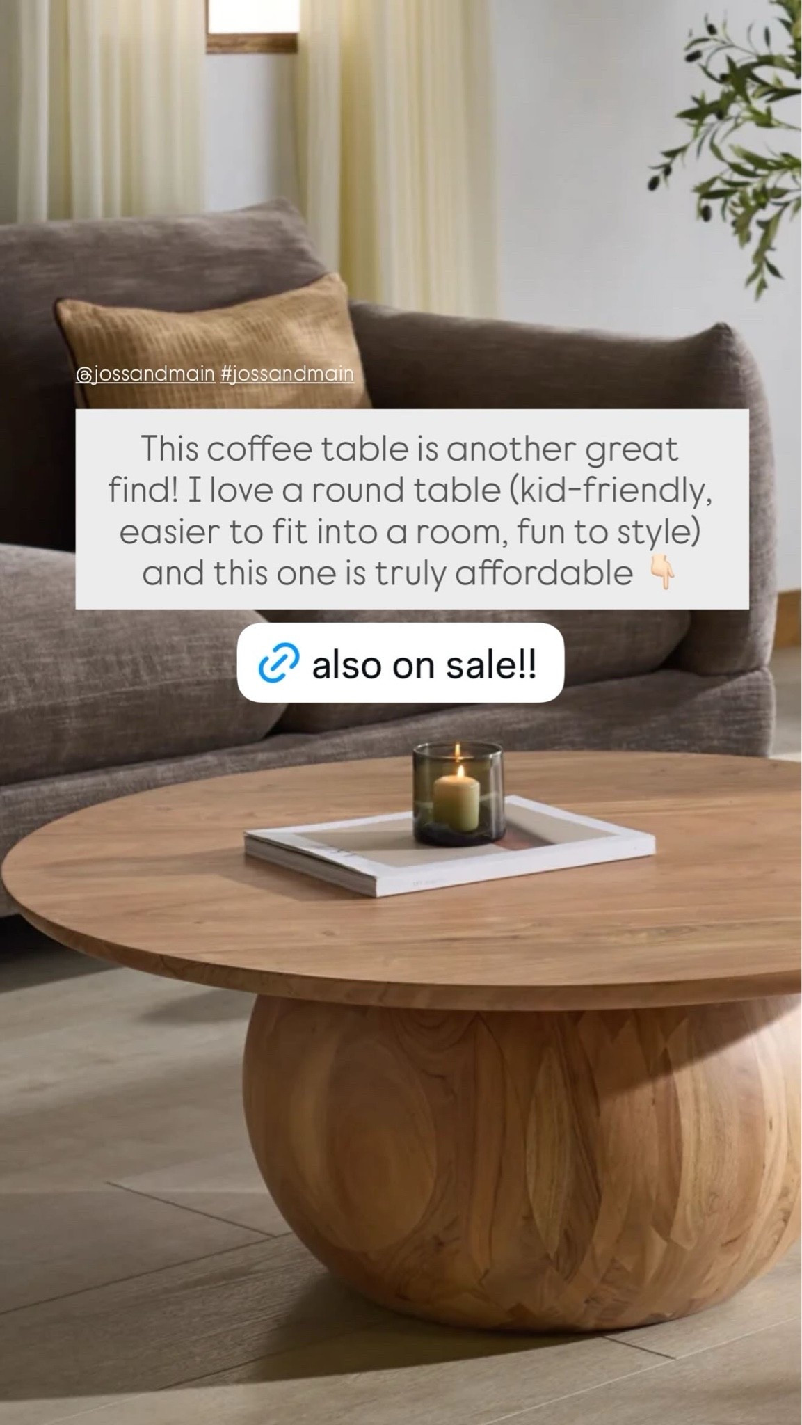 I’m always on the hunt for a kid-friendly coffee table that’s also affordable and looks amazing and this one checks all of the boxes! Love the shape and it comes in three finishes (that black is so cool!) on sale for Joss and Main’s Labor Day sale!!

#LTKSaleAlert #LTKHome #LTKSeasonal