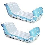 FUNBOY Giant Inflatable Alpine Mountain Sleigh - Bundle, Pack of 2, Winter Snow Sled, Perfect for Ho | Amazon (US)