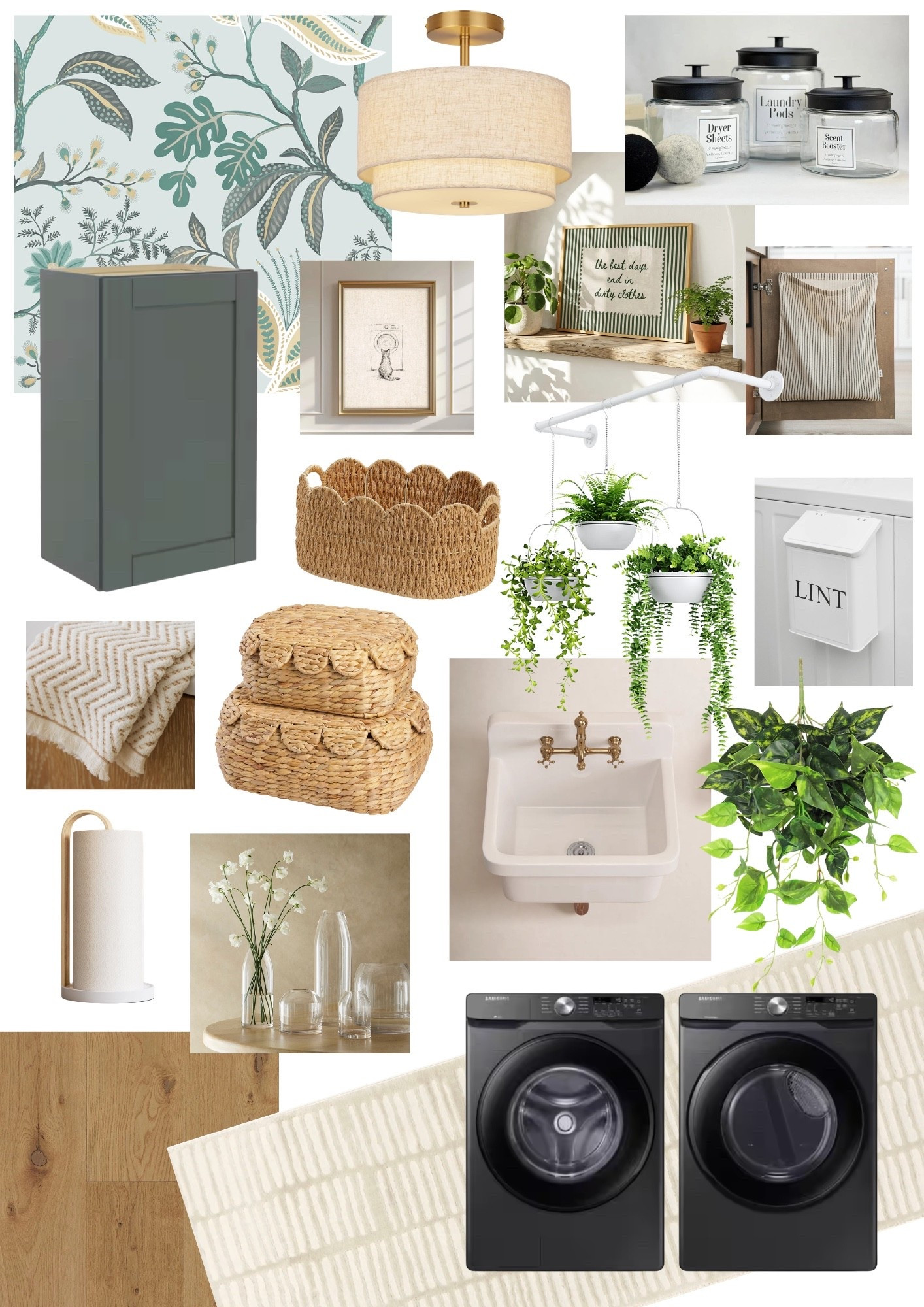 Lovely laundry room mood board design ⭐️

#LTKHome
