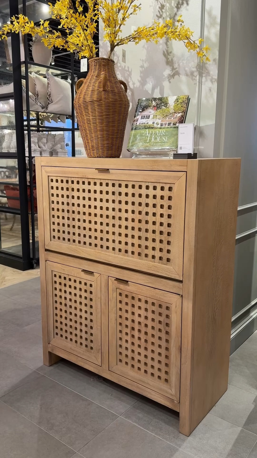 Sale alert! 🤩 The Bobbie Secretary Desk from Ballard Designs is such a chic way to start the new year with a more intentional workspace. 💻 This smart, small-space desk opens up to reveal a drop-down desktop, hidden storage, and a built-in power strip—so everything you need stays tucked away when the workday ends. The hand-carved grid doors, warm natural oak finish, and antique brass details give it that elevated, designer feel without overwhelming a room. 🤎 A beautiful solution for home offices, living rooms, or anywhere you want function without clutter. I’ve linked to this along with a few other secretary desks worth checking out! ✨ #HomeOfficeInspo  #SecretaryDesk #SmallSpaceLiving 

#LTKSaleAlert #LTKHome