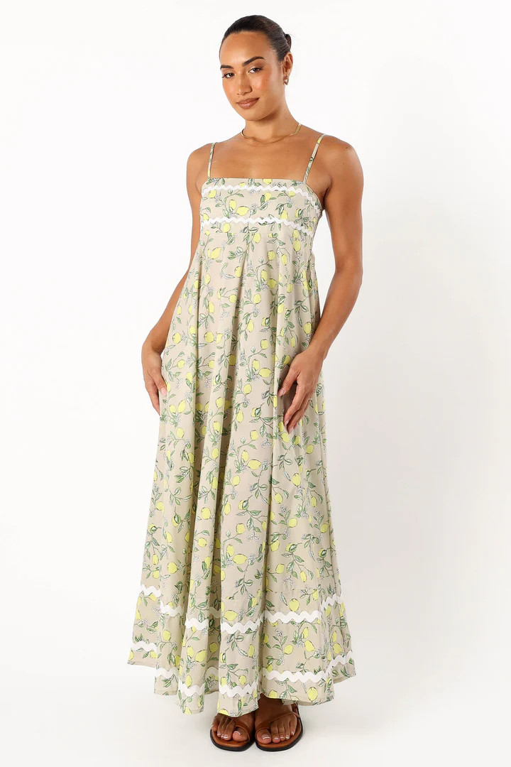 Citrone Midi Dress - Lemon | Petal & Pup (US)
