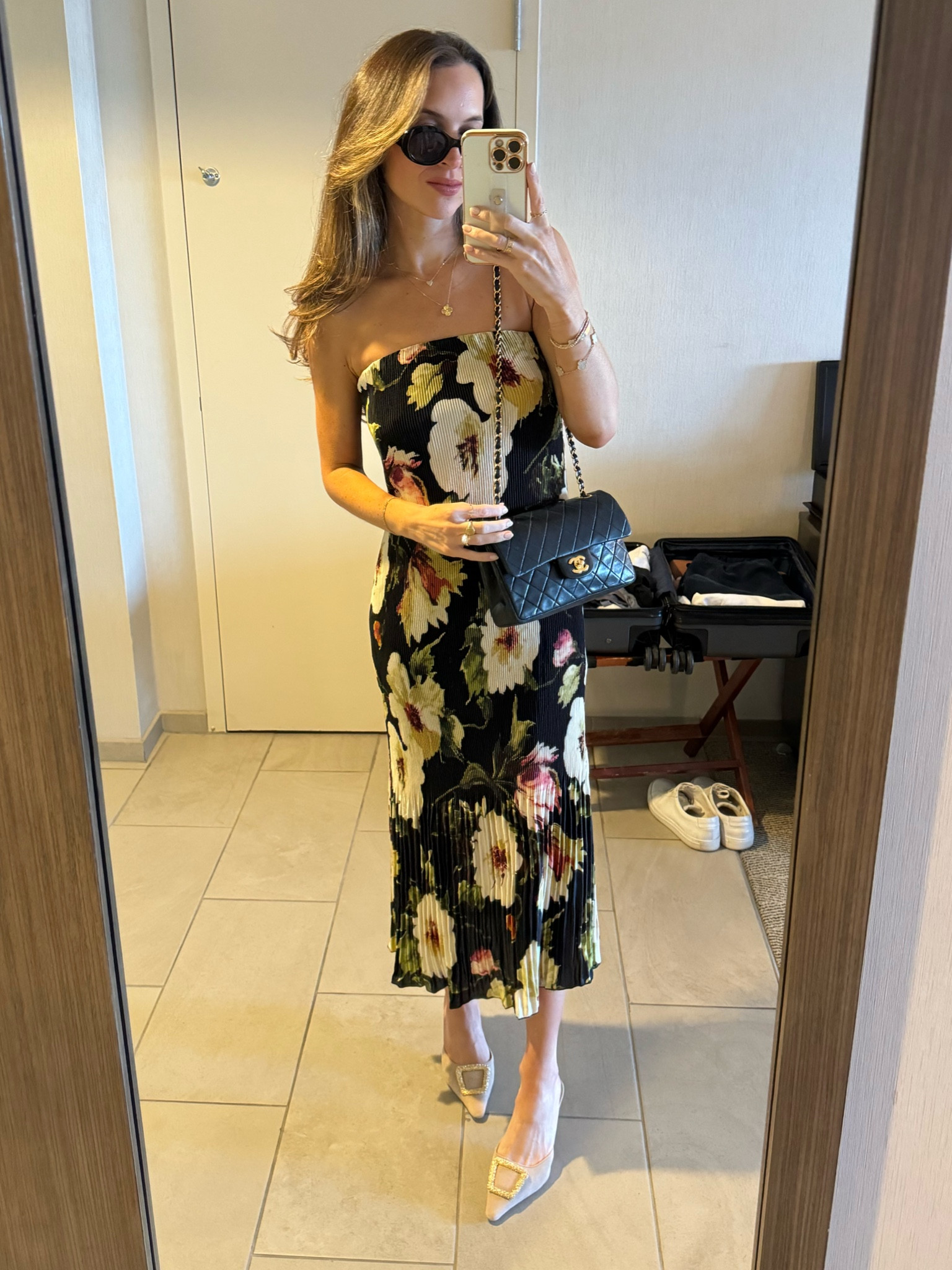 Abercrombie fall floral pleat dress, perfect for a fall wedding or event! Runs true to size, wearing XS here  

#LTKWedding #LTKSeasonal #LTKFallSale