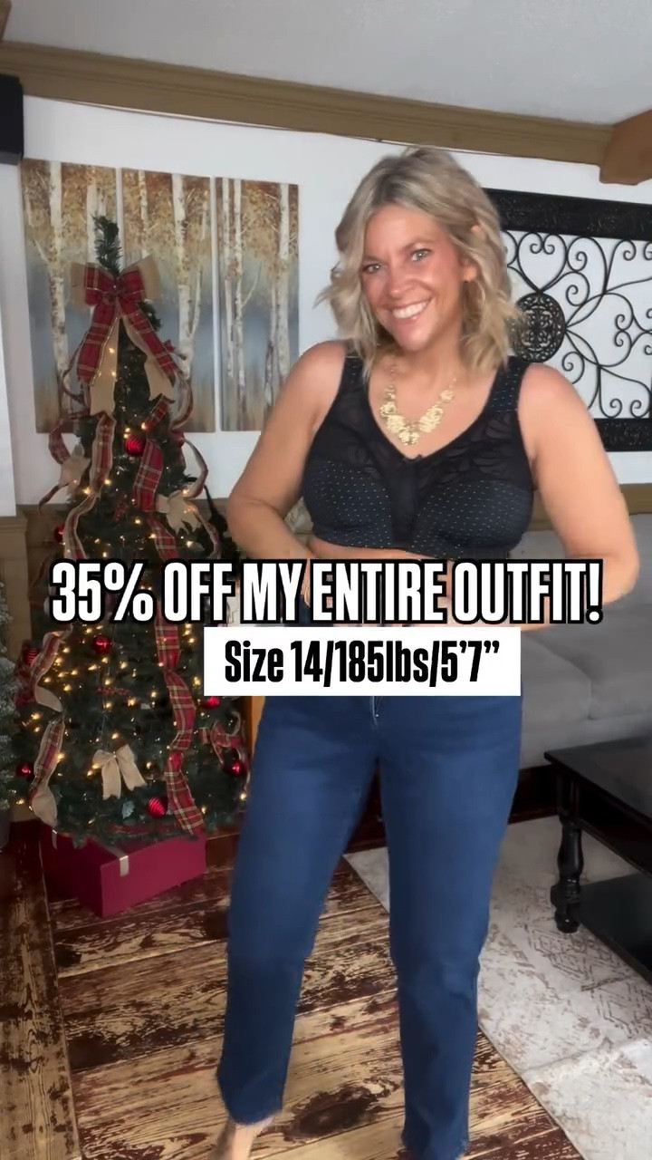 I have a code 👩‍💻  for the 🔗 to my super comfy & chic winter outfit @ullapopkenusa ⛄️ ❄️ My bra & underwear, jeans 👖, sweater, and coat all from Ulla. Use my code 👩‍💻 NICOLEULLA for 35% off your order over $39.

#LTKOver40 #LTKFindsUnder100 #LTKMidsize