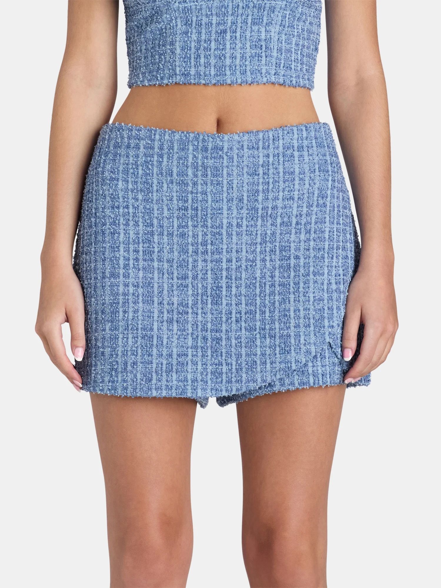 Madden NYC Juniors Boucle Skort | Walmart (US)