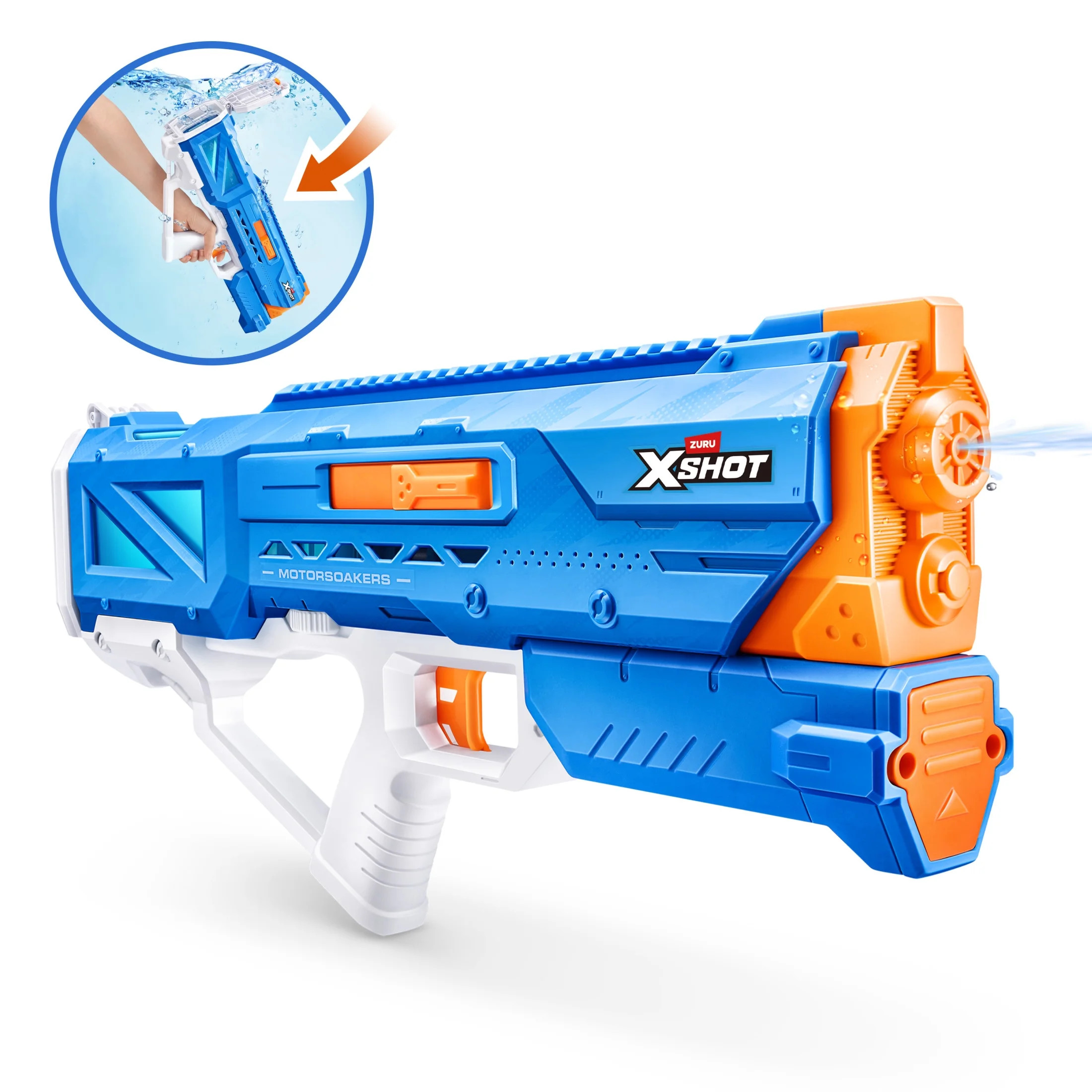 XSHOT Water Hydra Pulse Motor Soaker (Fast Fill) Motorized Outdoor Water Blaster by ZURU for Ages... | Walmart (US)